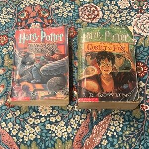 Harry Potter First Edition Paperback Book 3 &4 Set